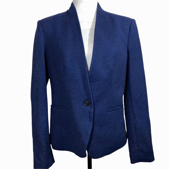 Loft Blue, One Button Blazer - Picture 1 of 12